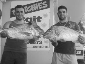 These lads had never fished for snapper with soft plastics before but these reds of 6kg and 7kg have converted them.